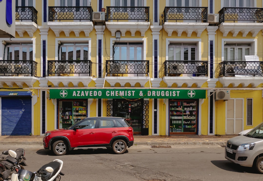 G Town Pharmacy storefront in Huda Market, Islampur Colony, Sector 38
